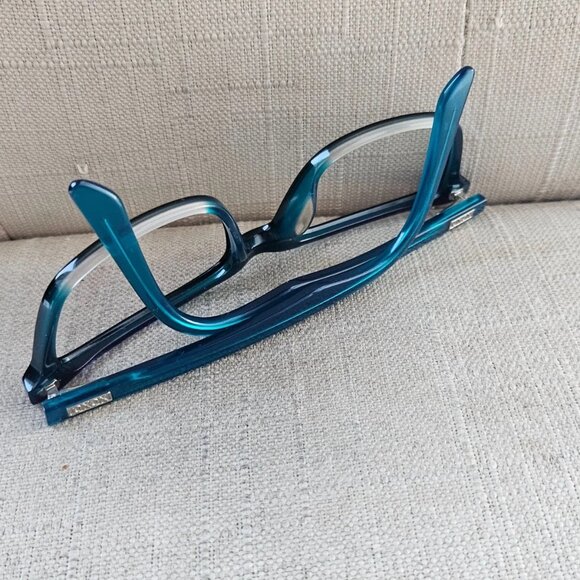 XOXO Women Eyeglasses Glasses Frame Black Turquoise INSIDER Eye Wear 51[]16 140 - Picture 4 of 11